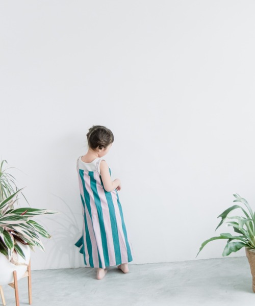 LOWRYS FARM(ローリーズファーム)の「INDIAISプリントワンピース 264689(ワンピース・キッズ・グリーン/ブルー/ピンク・110cm/120cm/130cm/140cm/150cm)」の14枚目の写真
