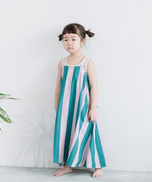 LOWRYS FARM(ローリーズファーム)の「INDIAISプリントワンピース 264689(ワンピース・キッズ・グリーン/ブルー/ピンク・110cm/120cm/130cm/140cm/150cm)」の15枚目の写真