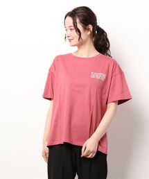 Samansa Mos2 | 刺繍×バックプリントTシャツ(Tシャツ/カットソー)