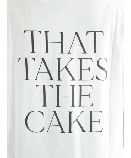 Samansa Mos2（サマンサ モスモス）の「刺繍×バックプリントTシャツ（Tシャツ/カットソー・レディース・ベージュ/オフホワイト/ピンク/チャコール・ﾌﾘ-）」の14枚目の写真