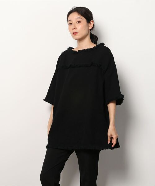 ムラサキスポーツ(ムラサキスポーツ)の「RIKKA FEMME/リッカファム ワンピース R22SS009(ワンピース・レディース・ブラック/ホワイト・FREE)」の2枚目の写真