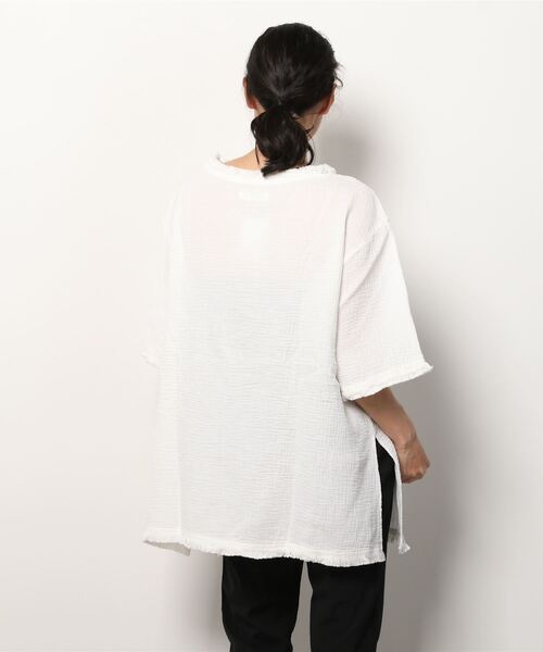 ムラサキスポーツ(ムラサキスポーツ)の「RIKKA FEMME/リッカファム ワンピース R22SS009(ワンピース・レディース・ブラック/ホワイト・FREE)」の3枚目の写真