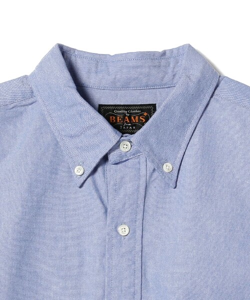 BEAMS PLUS（ビームスプラス）の「BEAMS PLUS / アメリカン オックスフォード プルオーバー ショートスリーブ ボタンダウン シャツ（シャツ/ブラウス・メンズ・ホワイト/ブルー・SMALL/X-LARGE/LARGE/MEDIUM）」の15枚目の写真