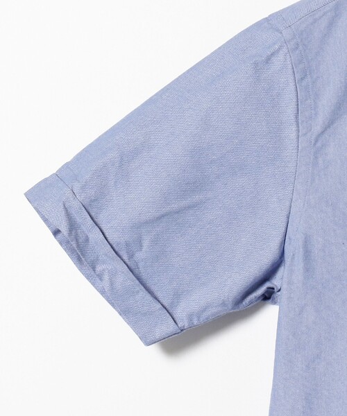 BEAMS PLUS（ビームスプラス）の「BEAMS PLUS / アメリカン オックスフォード プルオーバー ショートスリーブ ボタンダウン シャツ（シャツ/ブラウス・メンズ・ホワイト/ブルー・SMALL/X-LARGE/LARGE/MEDIUM）」の16枚目の写真