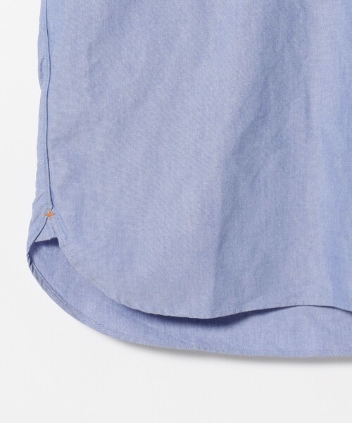 BEAMS PLUS（ビームスプラス）の「BEAMS PLUS / アメリカン オックスフォード プルオーバー ショートスリーブ ボタンダウン シャツ（シャツ/ブラウス・メンズ・ホワイト/ブルー・SMALL/X-LARGE/LARGE/MEDIUM）」の17枚目の写真