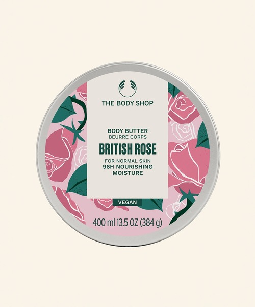 THE BODY SHOP(ザ・ボディショップ)の「【数量限定】ボディバター BR 400mL(香り:ブリティッシュローズ)(ボディケア/ボディクリーム・レディース・その他・FREE)」の2枚目の写真