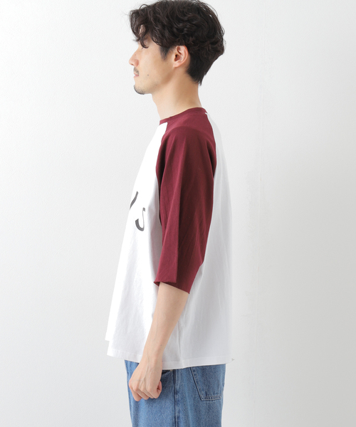 JOINT WORKS(ジョイントワークス)の「【SCREEN STARS / スクリーンスターズ】別注 Raglan Tシャツ(Tシャツ/カットソー・メンズ・ホワイト/ホワイト系その他・MEDIUM/LARGE)」の10枚目の写真
