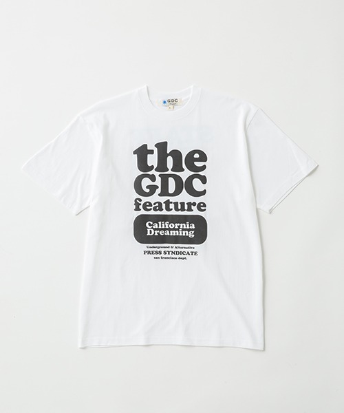 GDC（ジーディーシー）の「STAFF TEE（Tシャツ/カットソー・メンズ・ホワイト/ブルー/グリーン・SMALL/MEDIUM/LARGE/X-LARGE）」の2枚目の写真