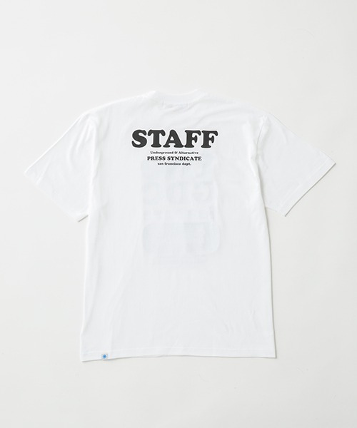 GDC（ジーディーシー）の「STAFF TEE（Tシャツ/カットソー・メンズ・ホワイト/ブルー/グリーン・SMALL/MEDIUM/LARGE/X-LARGE）」の4枚目の写真