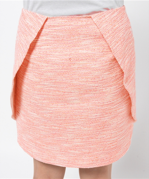 sakayori（サカヨリ）の「【sakayori.】エステルコットンネオンツィードSK（スカート・レディース・ピンク/ネイビー・38/36）」の6枚目の写真