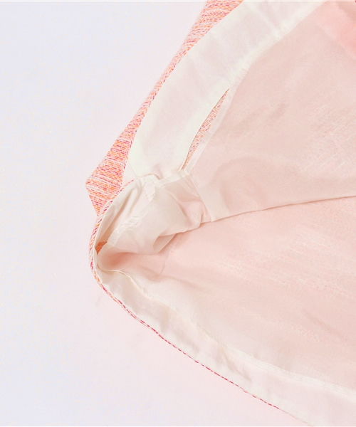 sakayori（サカヨリ）の「【sakayori.】エステルコットンネオンツィードSK（スカート・レディース・ピンク/ネイビー・38/36）」の10枚目の写真