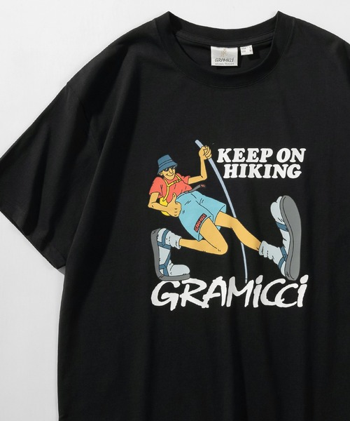 セール Gramicci グラミチ ビッグシルエット イラストデザインプリント 半袖tシャツ Keep On Hiking イラストtシャツ Tシャツ カットソー Gramicci グラミチ のファッション通販 Zozotown