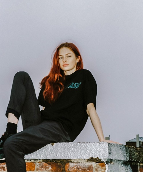 MANASTASH(マナスタッシュ)の「MANASTASH N.A.U/マナスタッシュエヌエーユー CEMENT LOGO TEE セメントロゴティー(Tシャツ/カットソー・メンズ・ホワイト/ブラック・X-LARGE/MEDIUM/LARGE)」の5枚目の写真