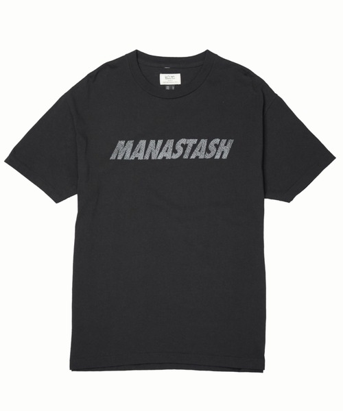 MANASTASH(マナスタッシュ)の「MANASTASH N.A.U/マナスタッシュエヌエーユー CEMENT LOGO TEE セメントロゴティー(Tシャツ/カットソー・メンズ・ホワイト/ブラック・X-LARGE/MEDIUM/LARGE)」の7枚目の写真