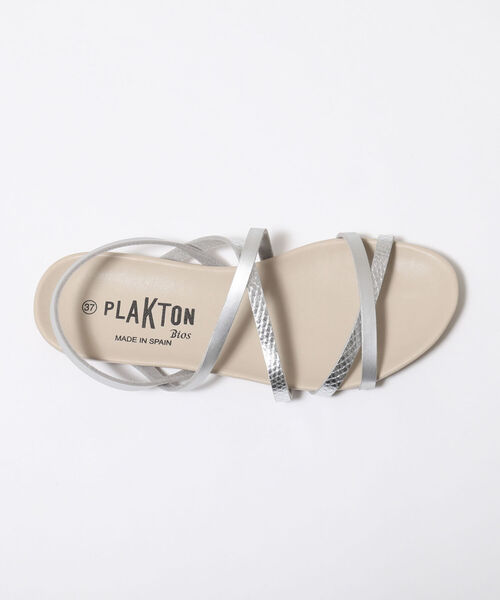 PLAKTON(プラクトン)の「【PLAKTON/ プラクトン】ダブルクロスサンダル(サンダル・レディース・ゴールド/シルバー/ブラック・36/37/38)」の11枚目の写真