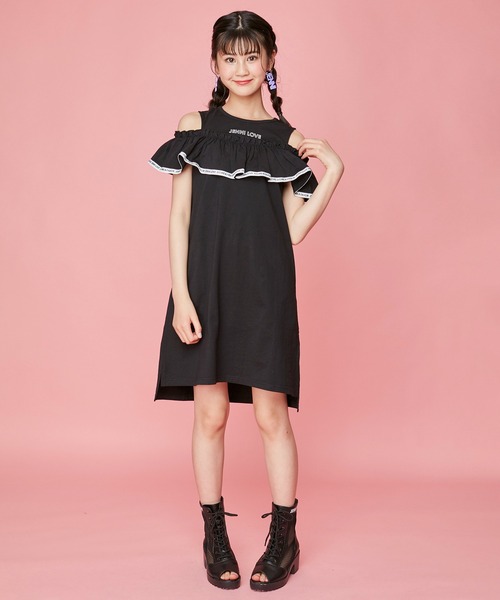 JENNI love（ジェニィラブ）の「メッシュブーツサンダル（サンダル・キッズ・ブラック/オフホワイト・22cm/23cm/24cm/20cm/21cm）」の18枚目の写真