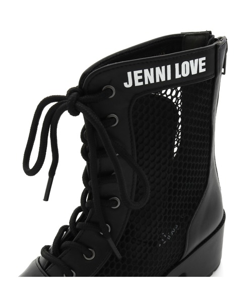 JENNI love（ジェニィラブ）の「メッシュブーツサンダル（サンダル・キッズ・ブラック/オフホワイト・22cm/23cm/24cm/20cm/21cm）」の5枚目の写真