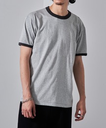 【Cross&Stitch】カレッジリンガーTシャツ OE1121