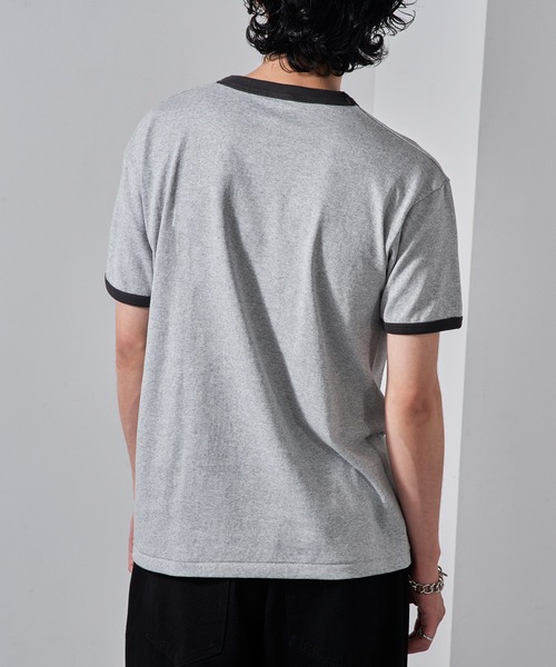 [ ] リンガー バッジ Tシャツ (2color) レッドホットチリペッパー リンガーTシャツ | andco