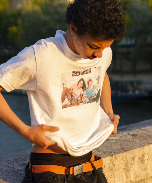 JOURNAL STANDARD(ジャーナルスタンダード)の「【DAMN×JOURNAL STANDARD】RUBY&JENNIE KIDS TEE(Tシャツ/カットソー・メンズ・ホワイト/ブラック・X-LARGE/LARGE/MEDIUM)」の3枚目の写真