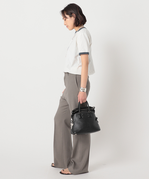 AP STUDIO（エーピーストゥディオ）の「CANGIOLI ハイウエストパンツ（その他パンツ・レディース・グレー系その他/ブラック・38/40/36）」の9枚目の写真