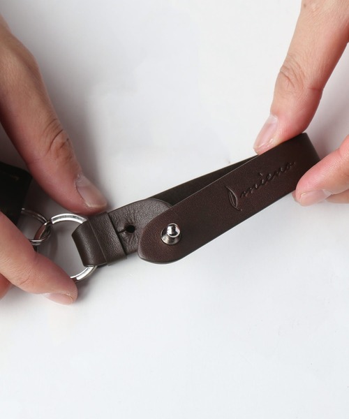 [mieno]牛革レザーキーホルダー