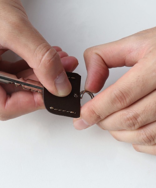 [mieno]牛革レザーキーホルダー