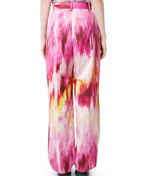LE CIEL BLEU(ルシェルブルー)の「アブストラクトプリントパンツ / Abstract Print Pants(その他パンツ・レディース・ピンク・38/36/34)」の5枚目の写真