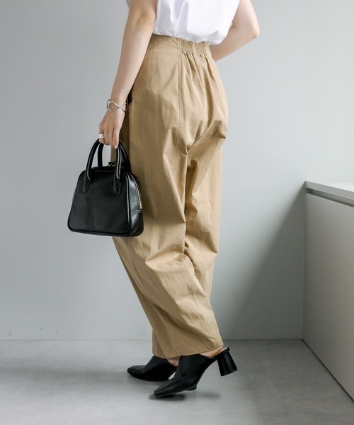 PUAL CE CIN（ピュアルセシン）の「【Du noir】切替バルーンパンツ（その他パンツ・レディース・ブラック/ベージュ・FREE）」の4枚目の写真