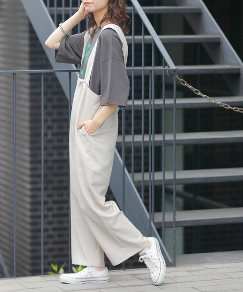 チャオパニック グレー Mサイズ オールインワン CIAOPANIC TYPY｜【UNISEX】アソートオールインワン | Rakuten