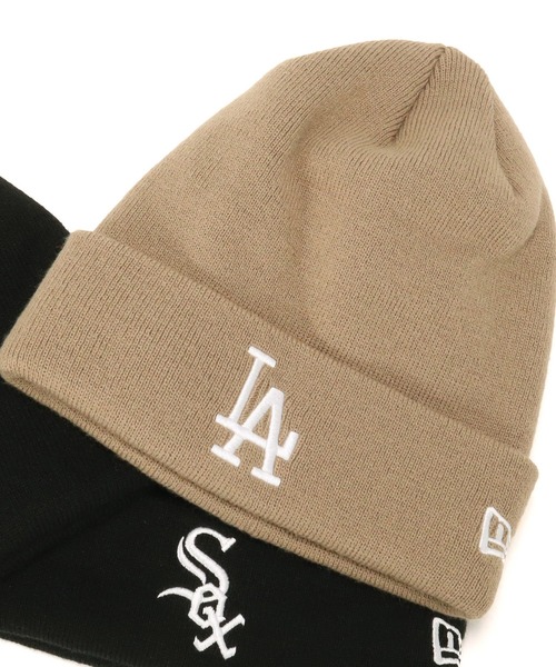 NEW ERA(ニューエラ)の「ニューエラ ニット帽 カフ MLB(ニットキャップ/ビーニー・メンズ・ブラック/ブラック系その他2/グリーン/ブラック系その他/ブラック系その他3/ネイビー/ベージュ・FREE)」の5枚目の写真