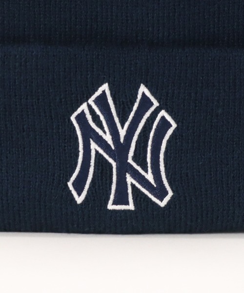 NEW ERA(ニューエラ)の「ニューエラ ニット帽 カフ MLB(ニットキャップ/ビーニー・メンズ・ブラック/ブラック系その他2/グリーン/ブラック系その他/ブラック系その他3/ネイビー/ベージュ・FREE)」の15枚目の写真