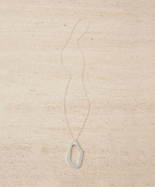 CITEN（シテン）の「＜CITEN＞オーバルモチーフ ネックレス（ネックレス・レディース・ゴールド/シルバー・FREE）」の4枚目の写真