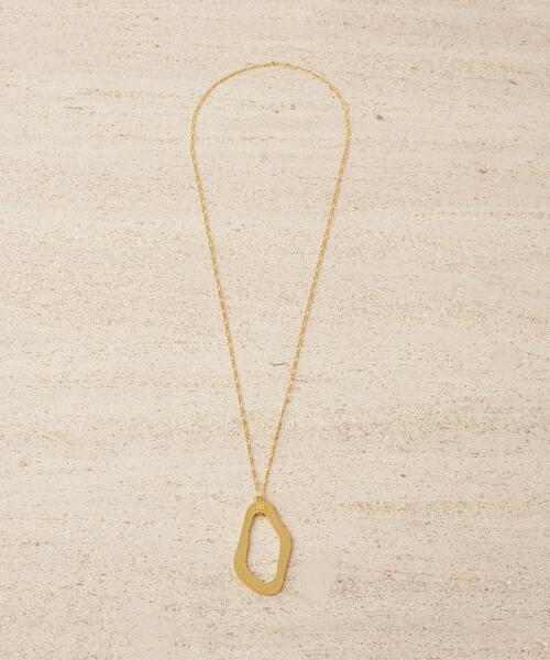 CITEN（シテン）の「＜CITEN＞オーバルモチーフ ネックレス（ネックレス・レディース・ゴールド/シルバー・FREE）」の5枚目の写真