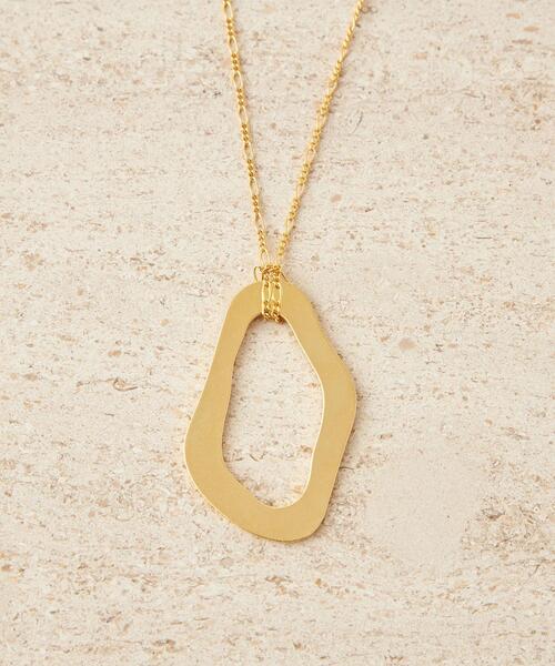 CITEN（シテン）の「＜CITEN＞オーバルモチーフ ネックレス（ネックレス・レディース・ゴールド/シルバー・FREE）」の8枚目の写真