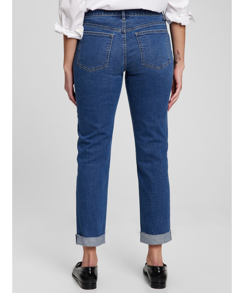 GAP（ギャップ）の「ウォッシュウェル ミッドライズ ガールフレンドデニム（デニムパンツ・レディース・ライトインディゴブルー・23/24/25/26/27/28/29/30）」の6枚目の写真
