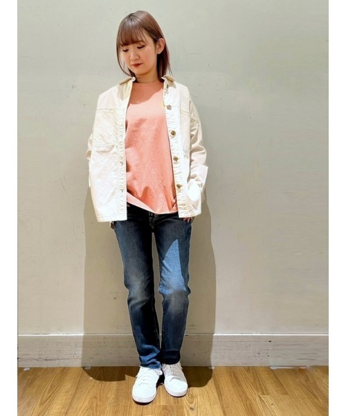 GAP（ギャップ）の「ウォッシュウェル ミッドライズ ガールフレンドデニム（デニムパンツ・レディース・ライトインディゴブルー・23/24/25/26/27/28/29/30）」の16枚目の写真