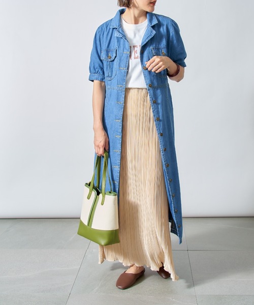 MAISON BREEZE（メゾンブリーズ）の「【MAISON BREEZE】バッグinバッグ付き シンプルPUカラーハンドル2WAYトートバッグ KNF（トートバッグ・レディース・ブラック/ブラウン/グリーン・FREE）」の10枚目の写真