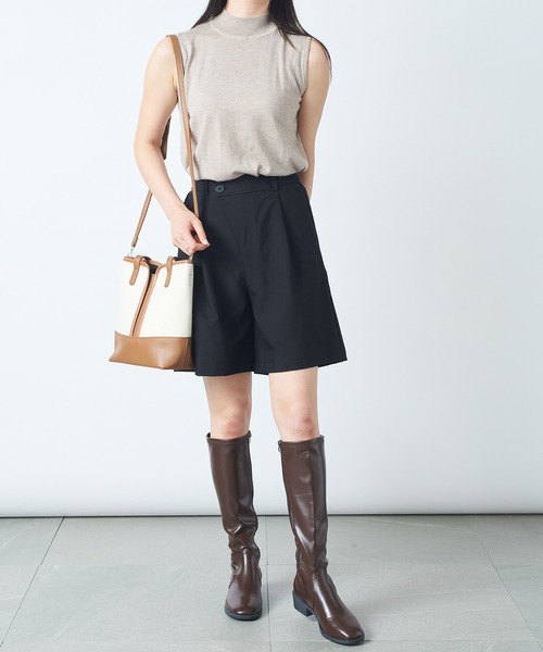 MAISON BREEZE（メゾンブリーズ）の「【MAISON BREEZE】バッグinバッグ付き シンプルPUカラーハンドル2WAYトートバッグ KNF（トートバッグ・レディース・ブラック/ブラウン/グリーン・FREE）」の16枚目の写真