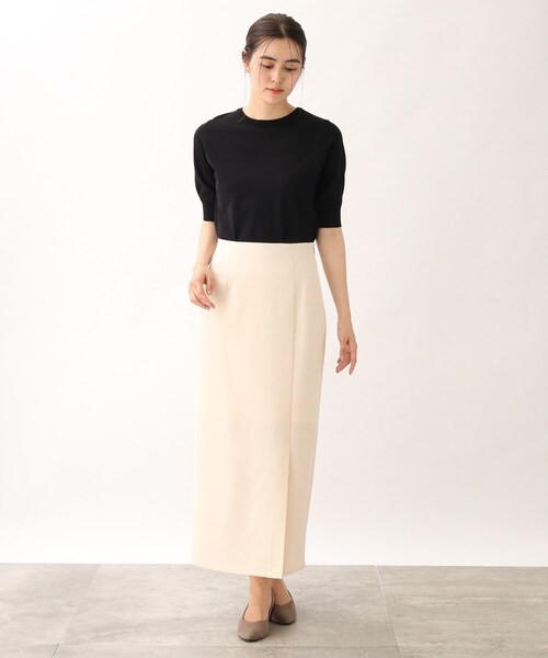 grove（グローブ）の「◆ハイウエストスリットタイトスカート（スカート・レディース・アイボリー/ブラック/ブルー/ダークオレンジ・02/01/04/03）」の5枚目の写真