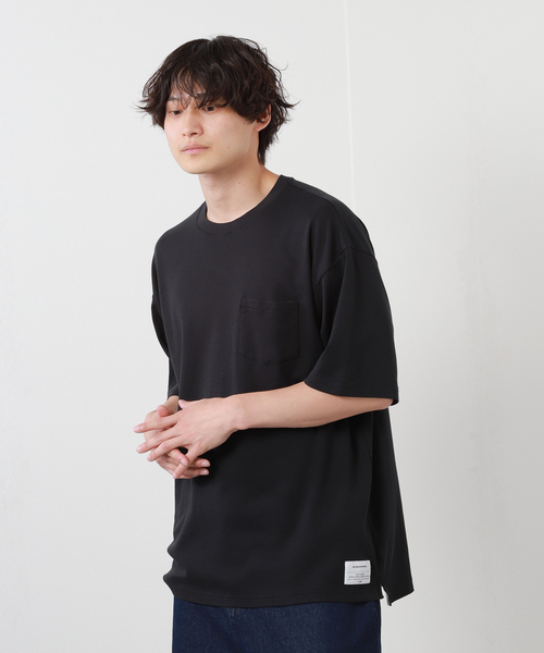 JOURNAL STANDARD(ジャーナルスタンダード)の「【THE INOUEBROTHERS / ザ イノウエブラザーズ】スタンダードポケットTシャツ(Tシャツ/カットソー・メンズ・ブラック/ホワイト系その他・LARGE/X-LARGE)」の2枚目の写真