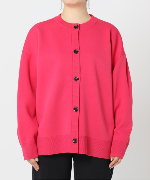 B.C STOCK(ベーセーストック)の「ダンボール クルーカーディガン(カーディガン/ボレロ・レディース・ブラック/ブルー/グリーン/アイボリー/ピンク・FREE)」の7枚目の写真