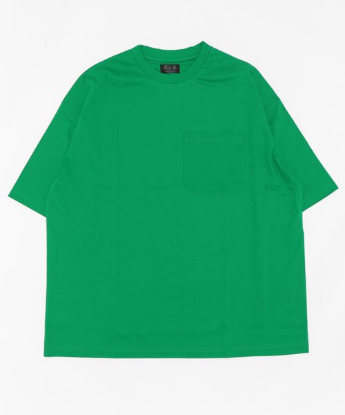 A4A(エーフォーエー)の「A4A/エーフォーエー/シルケットポケットショートスリーブTシャツ(Tシャツ/カットソー・レディース・ホワイト/ブラック/ブルー/グリーン・M/L)」の3枚目の写真
