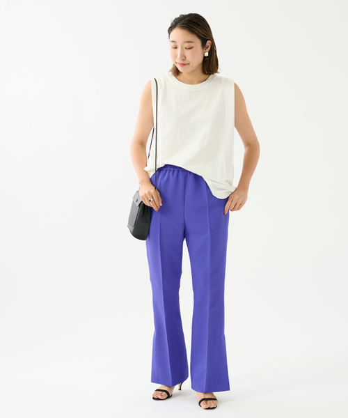 journal standard L'essage(ジャーナルスタンダードレサージュ)の「ドライチノイージーパンツ(チノパンツ・レディース・ブラック/ブルー系その他/ベージュ・FREE)」の18枚目の写真