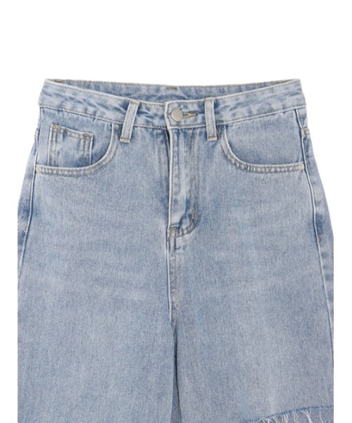 AMAIL(アマイル)の「Over cut denim(デニムパンツ・レディース・ブルー・M/S)」の7枚目の写真