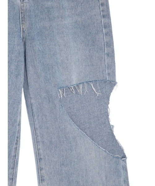 AMAIL(アマイル)の「Over cut denim(デニムパンツ・レディース・ブルー・M/S)」の8枚目の写真
