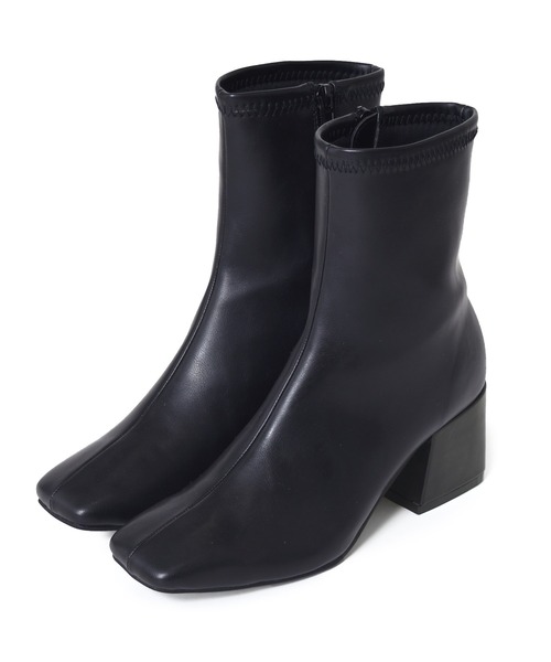 w closet(ダブルクローゼット)の「ストレッチブーツ(ブーツ・レディース・ブラック/ベージュ/アイボリー・M/L)」の10枚目の写真