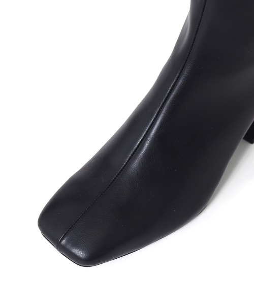 w closet(ダブルクローゼット)の「ストレッチブーツ(ブーツ・レディース・ブラック/ベージュ/アイボリー・M/L)」の8枚目の写真