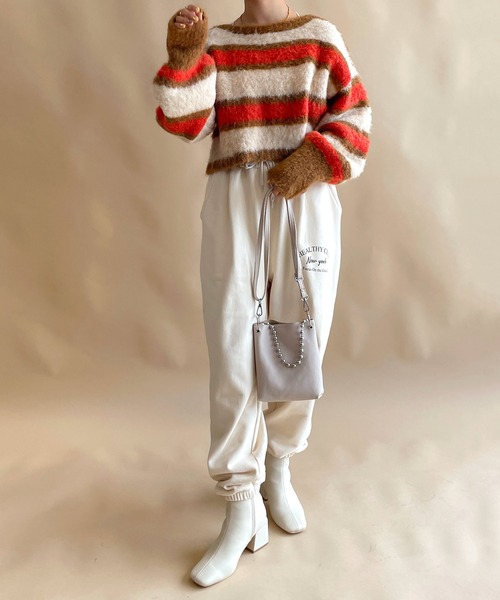 w closet(ダブルクローゼット)の「ストレッチブーツ(ブーツ・レディース・ブラック/ベージュ/アイボリー・M/L)」の14枚目の写真