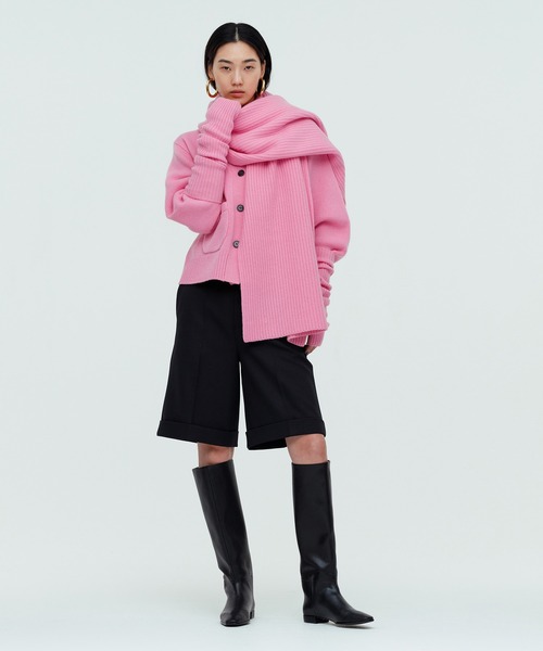 ADAM ET ROPE'(アダムエロペ)の「ウールカシミヤアゼニットストール(ストール/ショール・レディース・グレー/ピンク/クリーム/ホワイト系その他2・FREE)」の17枚目の写真